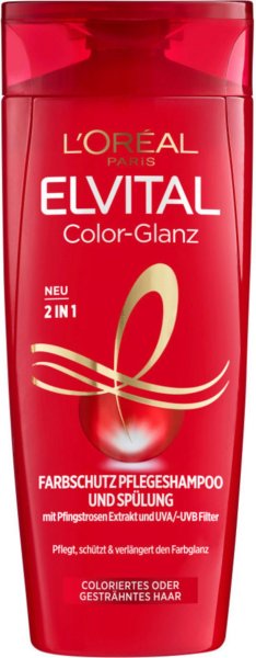 Loréal  Elvital 2 in 1 Shampoo und Spülung Color Glanz